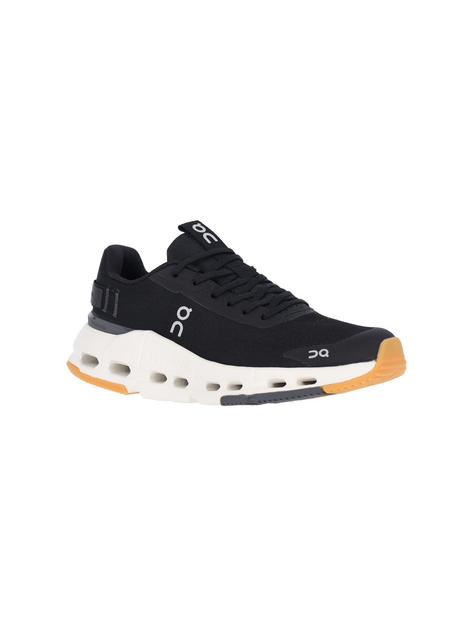 ON Black Cloudnova Form 2 Fabric Sneakers Zwart