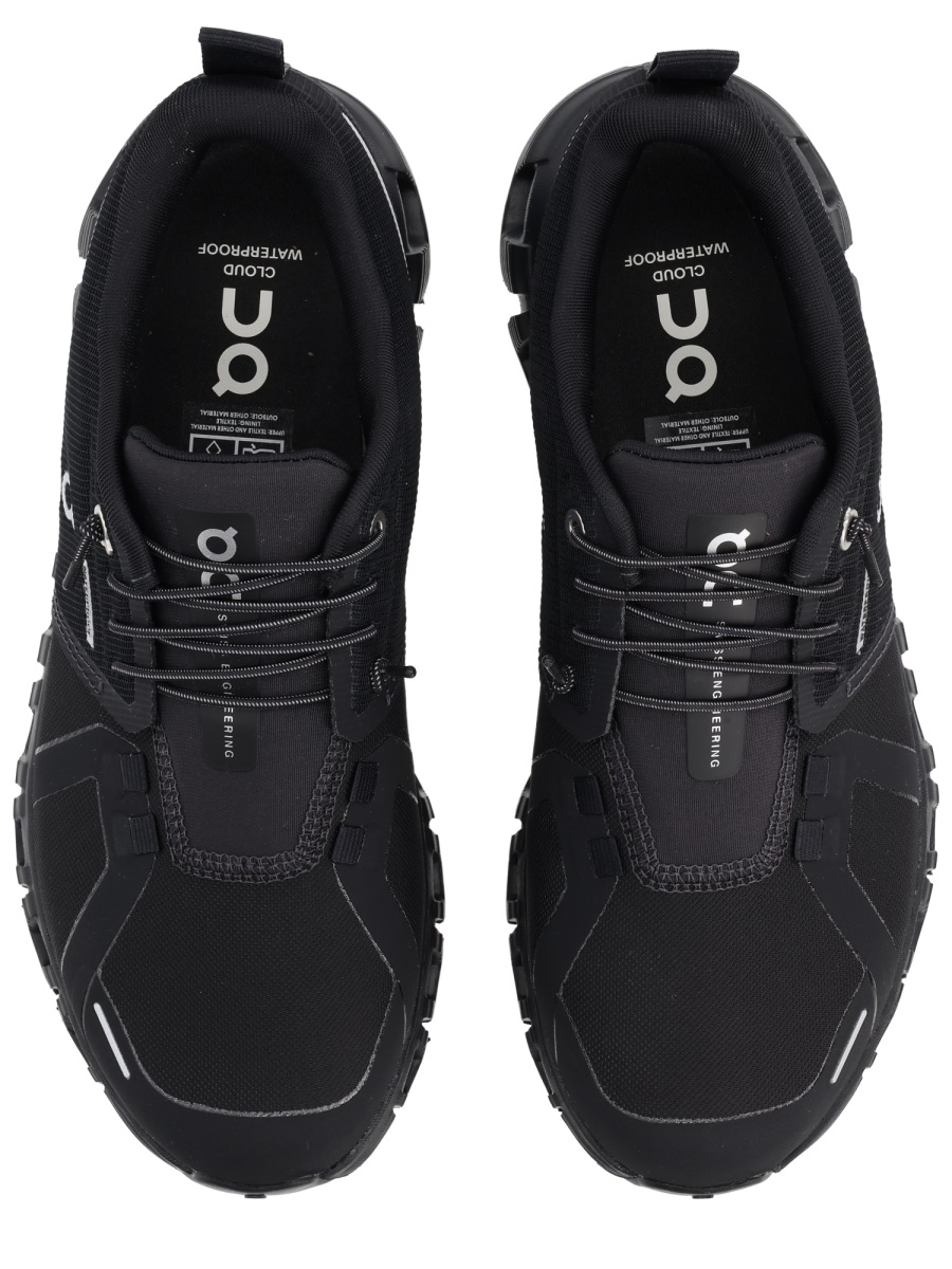 ON Black Cloud 6 Recycled Polyester Sneakers Zwart