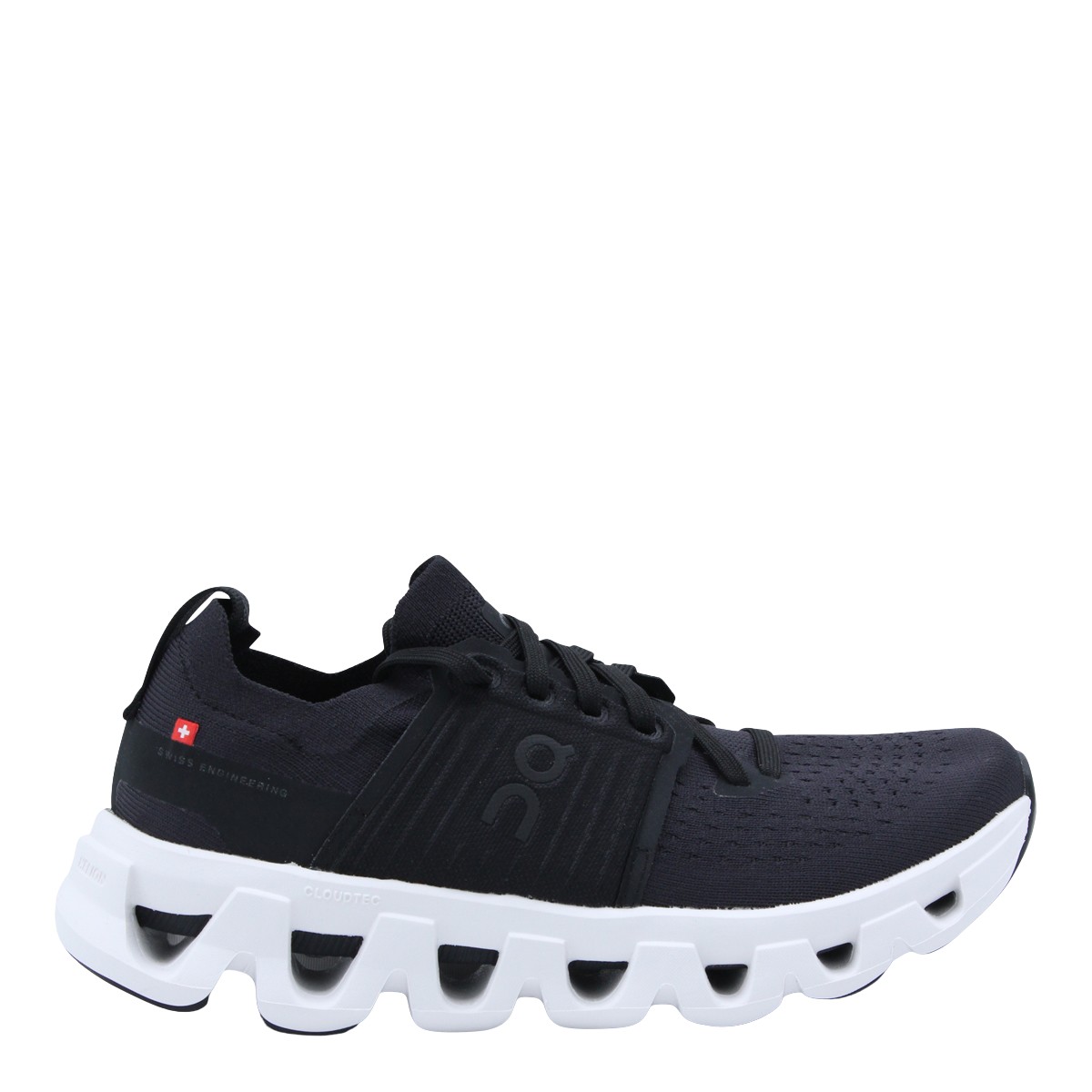 ON Sporty Sneakers with Cushioned Pod Sole Zwart