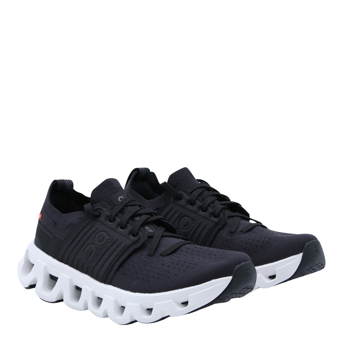 ON Sporty Sneakers with Cushioned Pod Sole Zwart