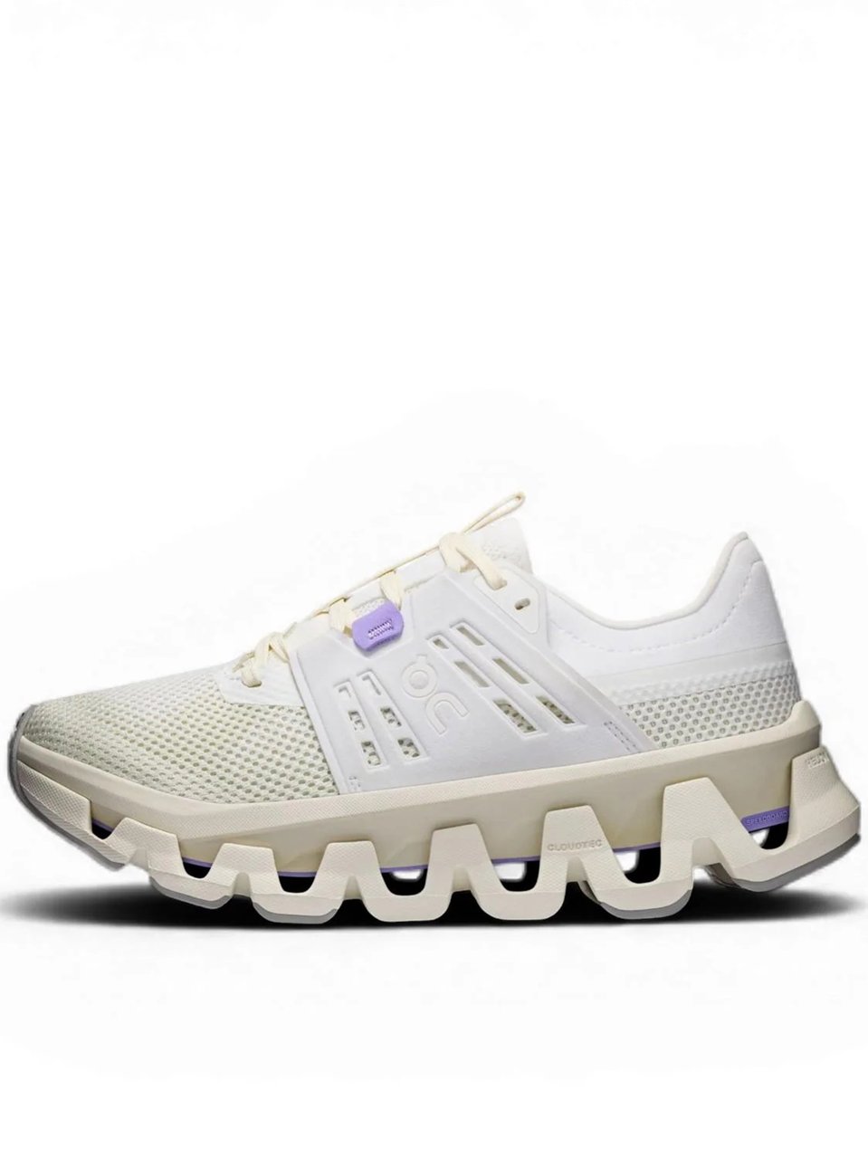 ON Purple Accents Cloudswift Amp Mesh Sneakers Wit