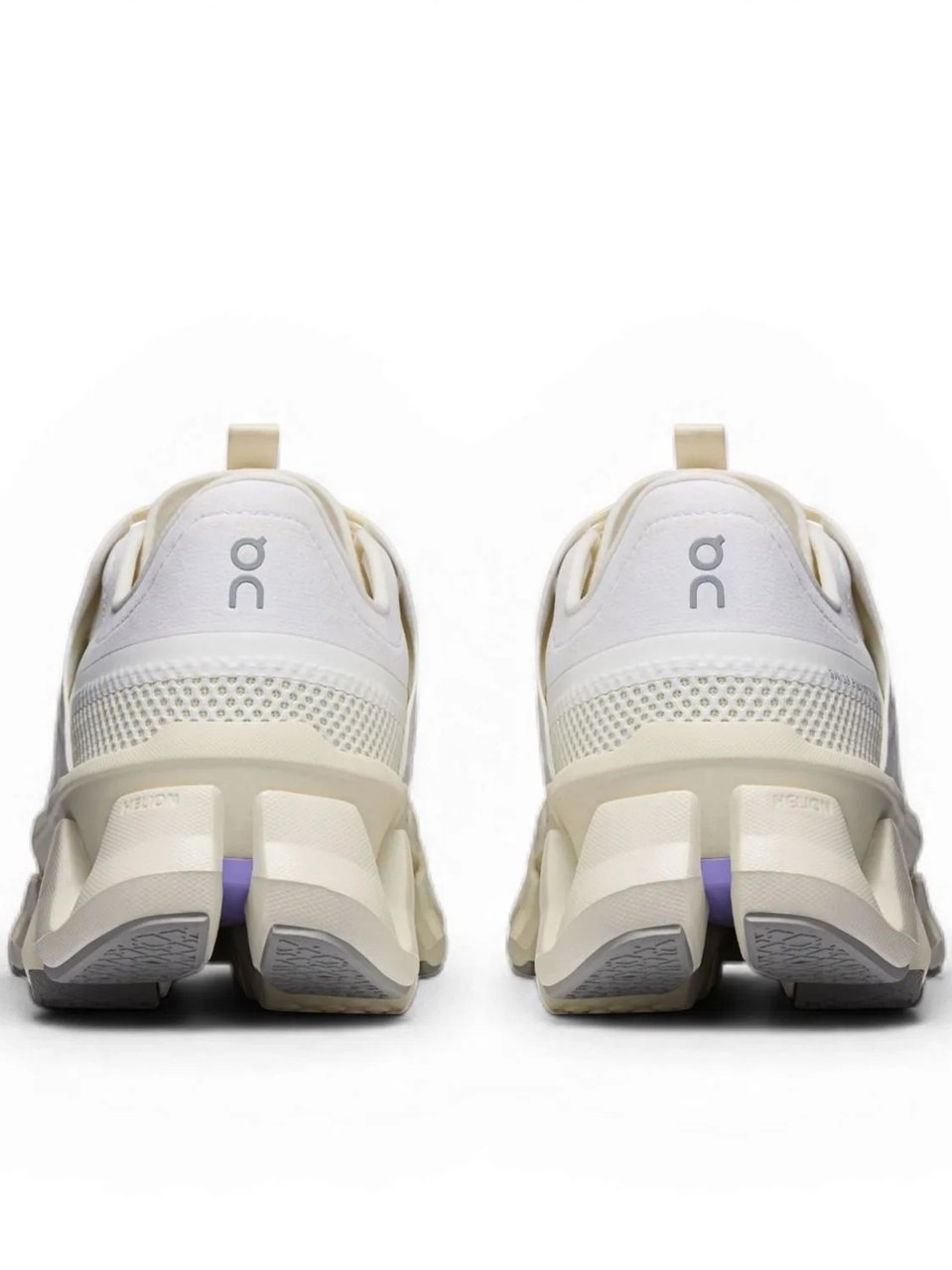 ON Purple Accents Cloudswift Amp Mesh Sneakers Wit