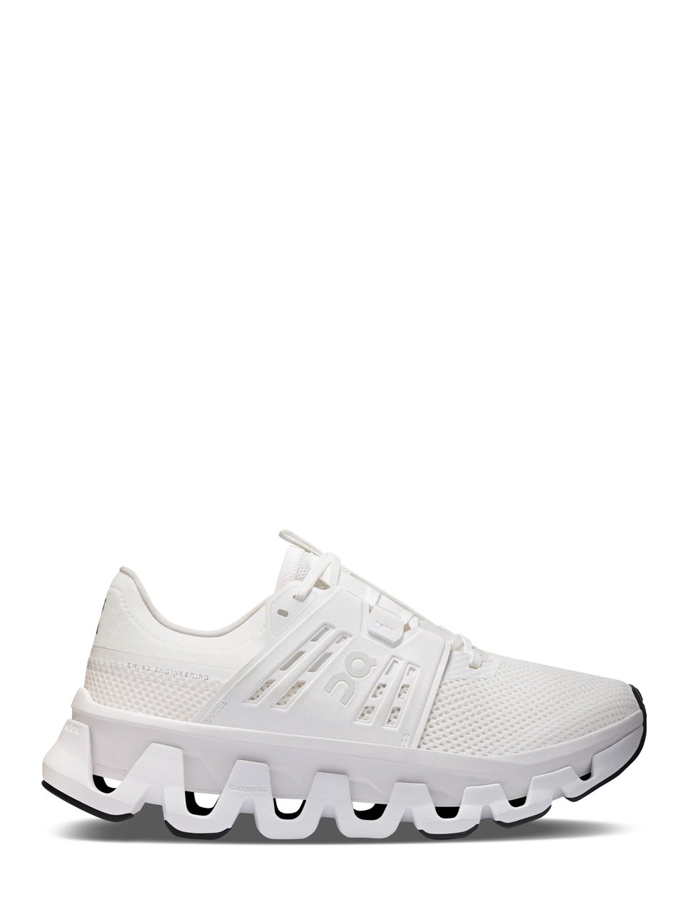 ON Sculpted White Mesh Sneakers with Dynamic Outsole Wit