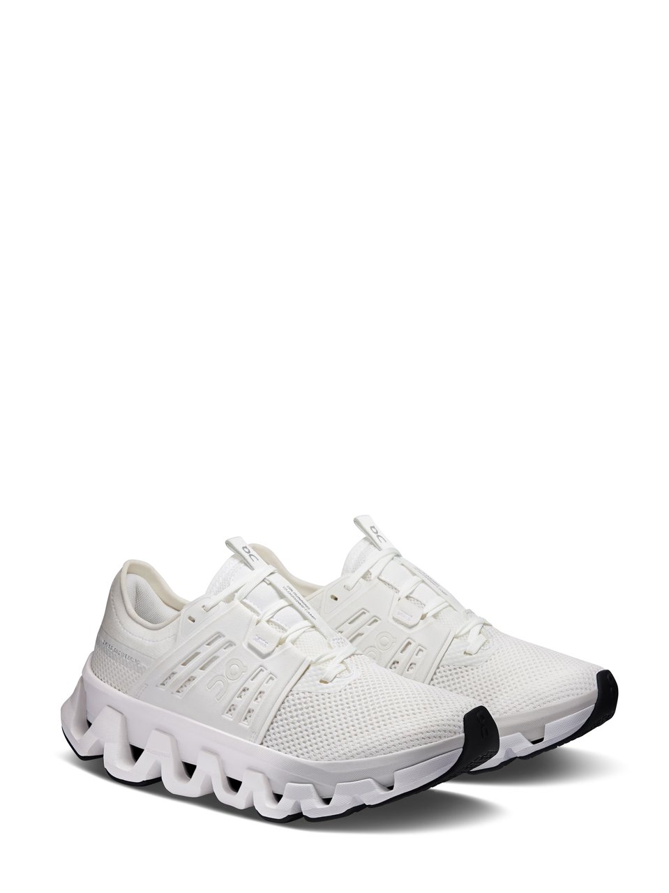 ON Sculpted White Mesh Sneakers with Dynamic Outsole Wit