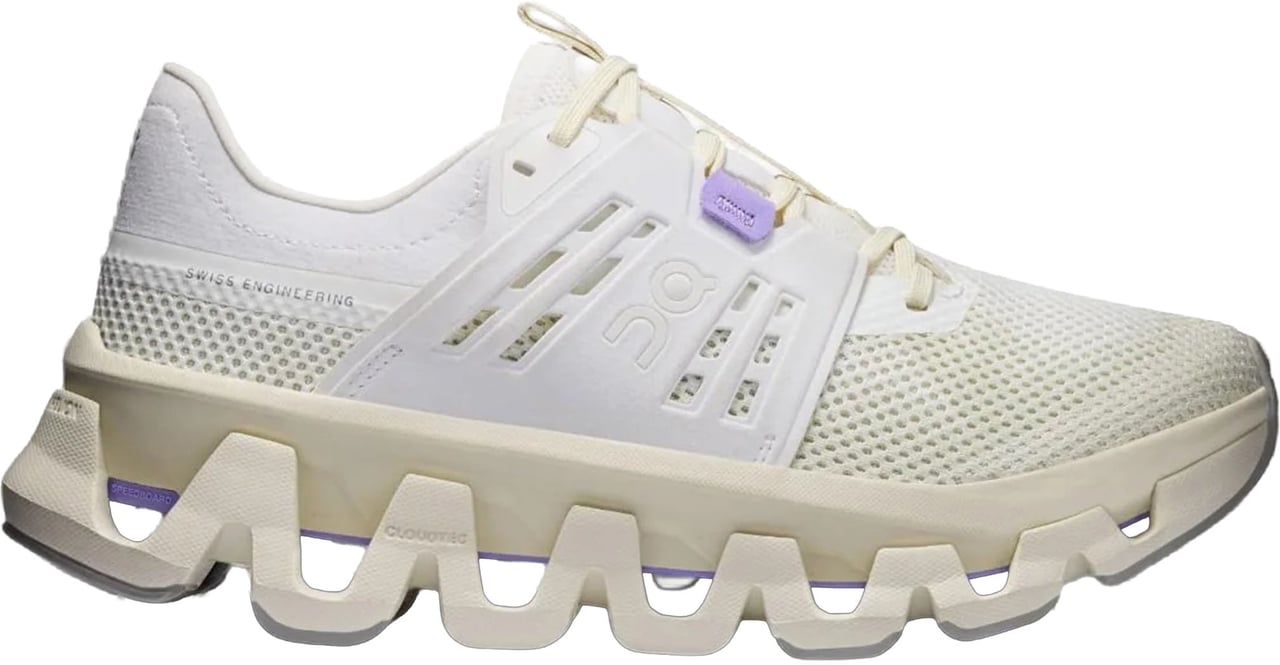 ON Purple Accents Cloudswift Amp Mesh Sneakers Wit