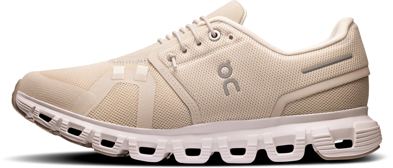 ON Cloud 6 Pearl/White Dna Sneakers Neutraal