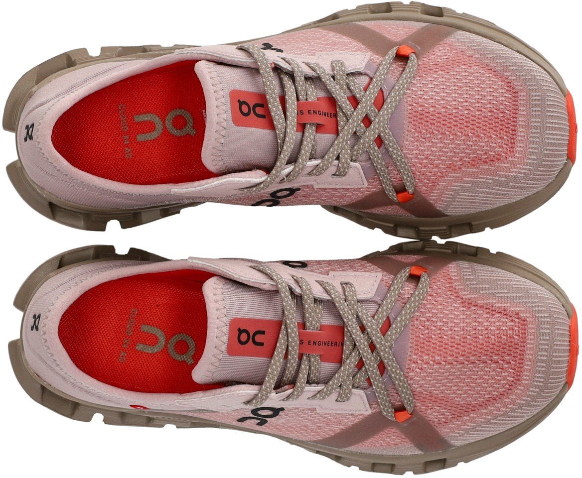 ON ON CLOUD X 4 AD MAUVE SALMON SNEAKER Roze