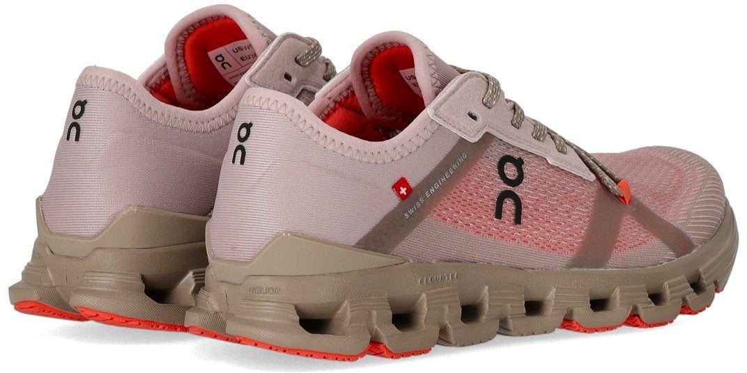 ON ON CLOUD X 4 AD MAUVE SALMON SNEAKER Roze