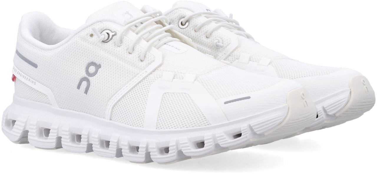 On Running Cloud 6 Bianco Wit