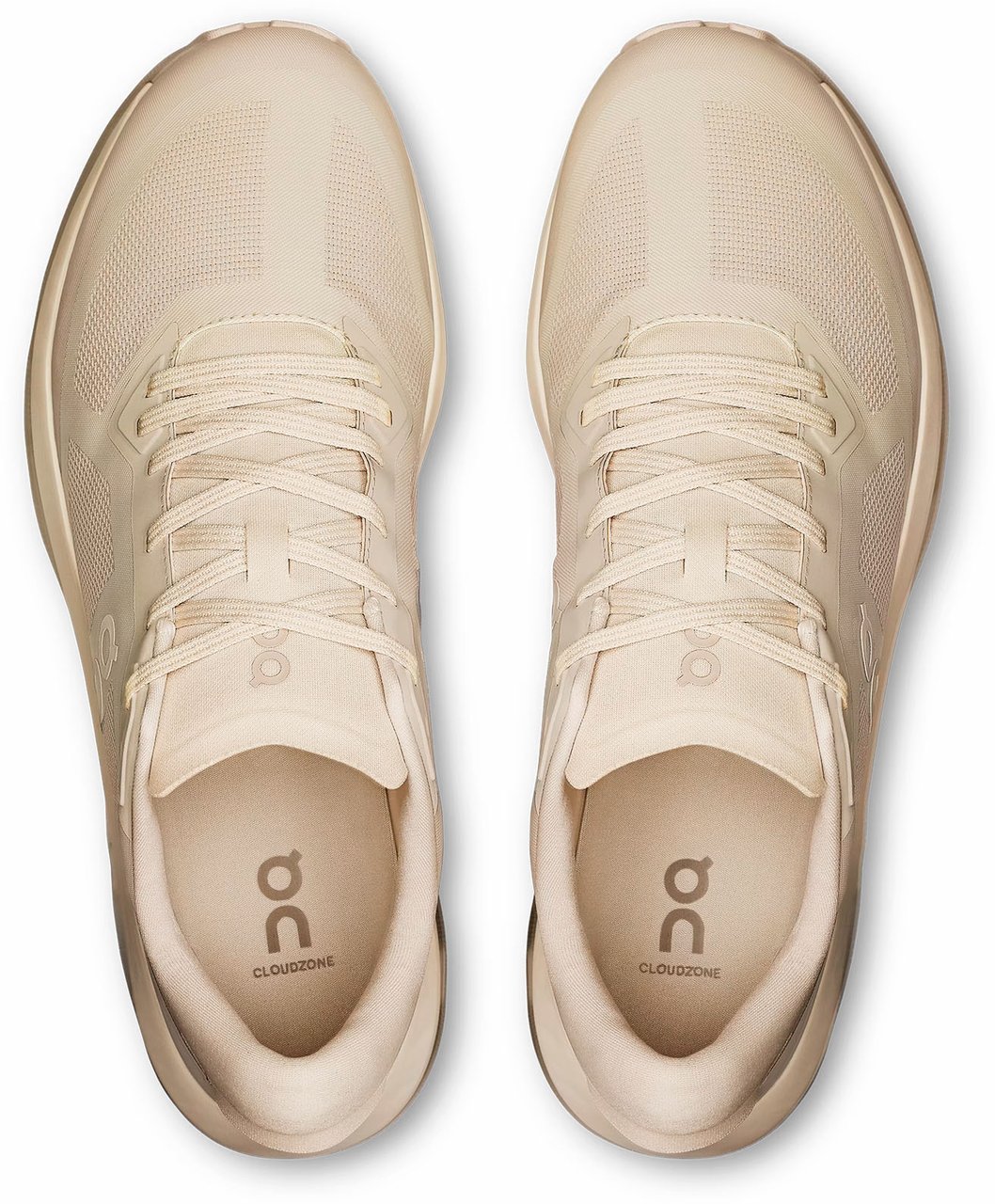 On Running Sneakers Pearl Truffle Lichtgrijs