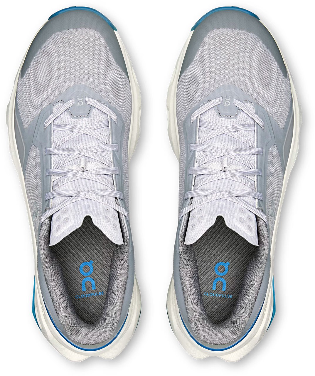 On Running Sneakers Alloy Ice Lichtgrijs