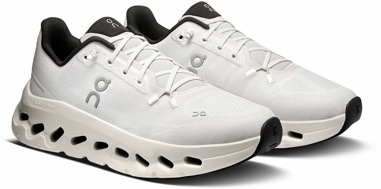 On Running Sneakers Pearl Ice Lichtgrijs
