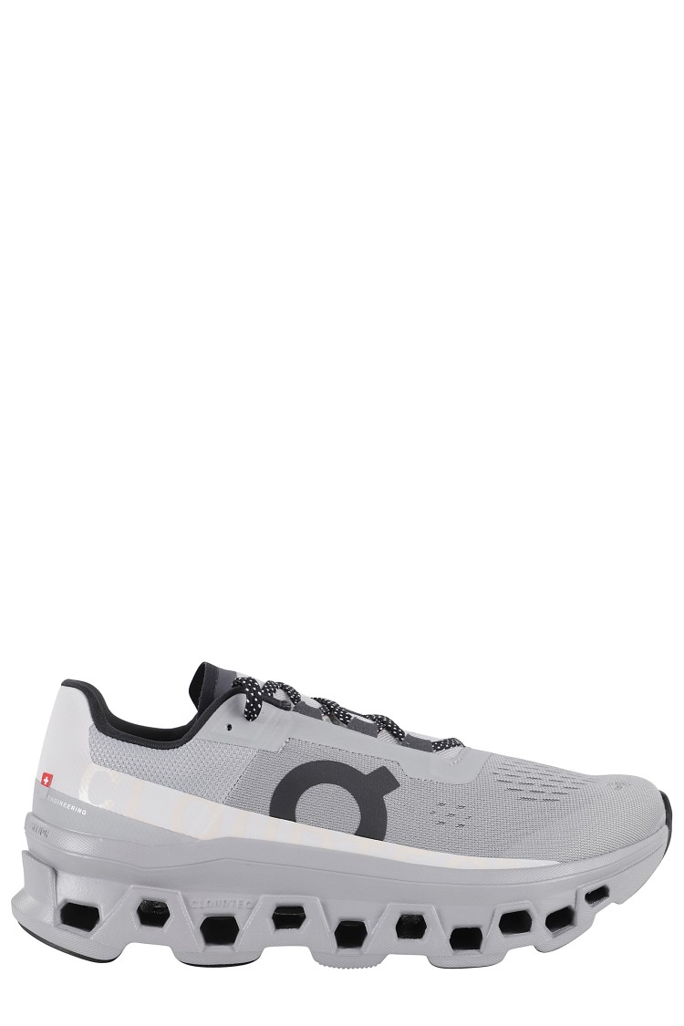 On Running Cloudmonster Technical Fabric Sneakers With Perforated Rubber Sole Wit