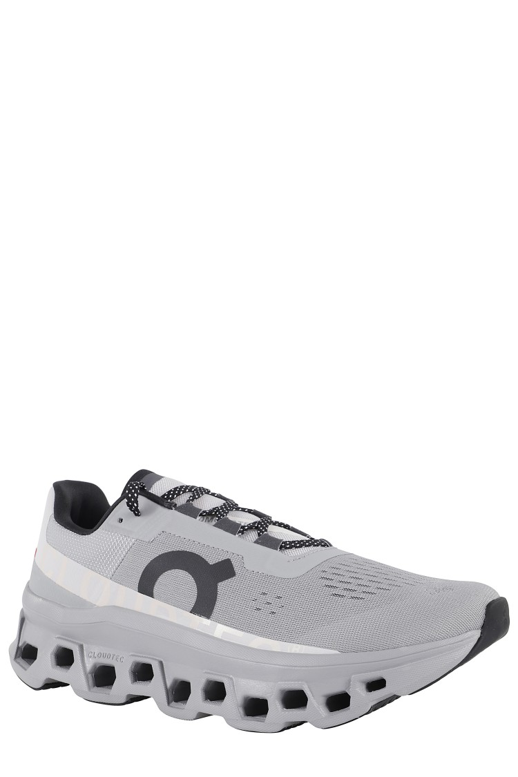 On Running Cloudmonster Technical Fabric Sneakers With Perforated Rubber Sole Wit