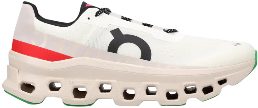 On Running Flat Shoes Ivory Pearl Wit