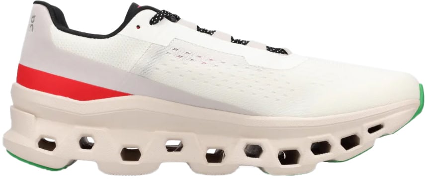 On Running Flat Shoes Ivory Pearl Wit