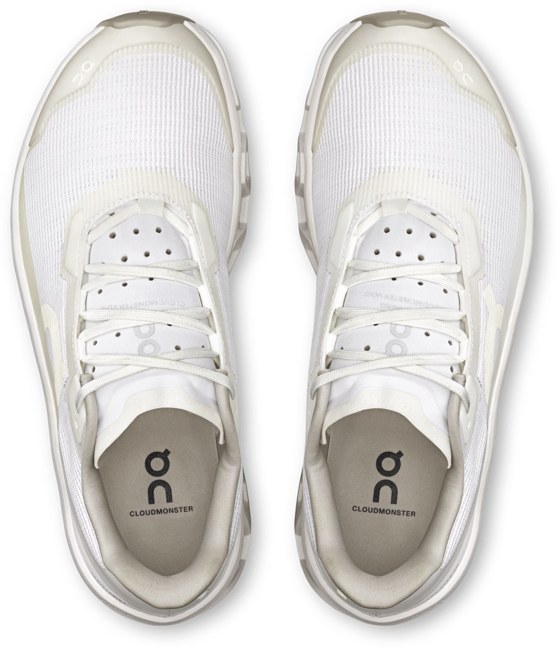 On Running Flat Shoes Whitewhite Wit