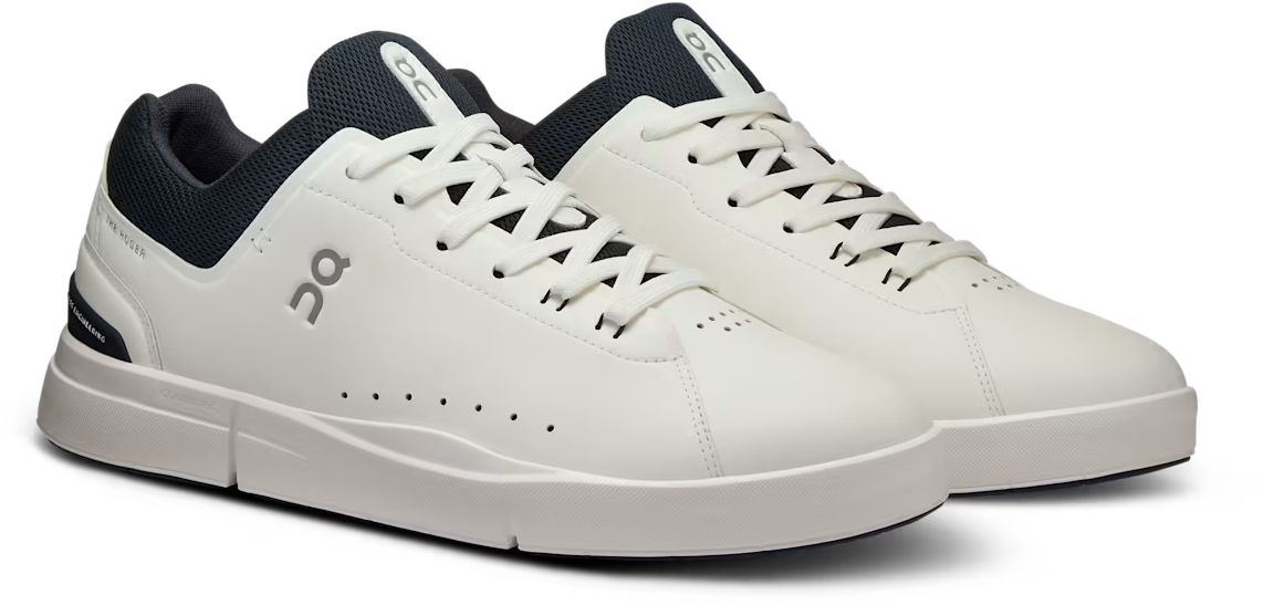 On Running Flat Shoes White Midnight Blauw