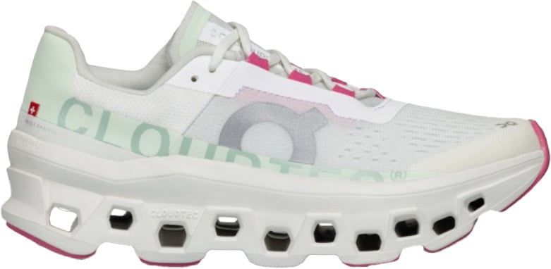 On Running Sneakers White Lima Groen