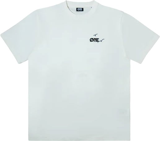 Øne First Movers One First Movers SeaSide Tee seaside-tee off-white Wit