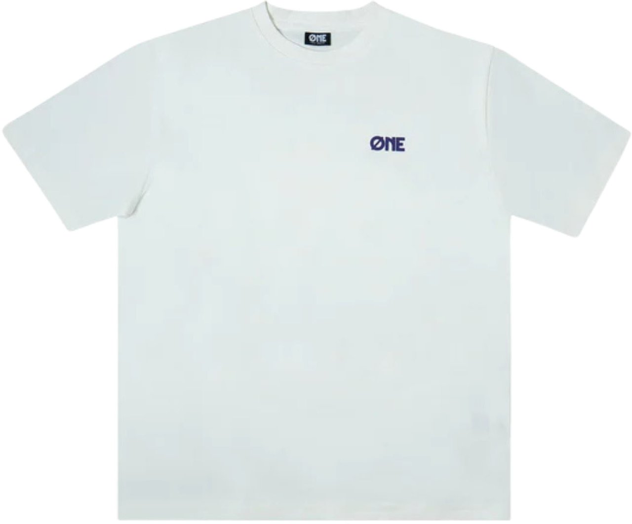 Øne First Movers One First Movers Purple Flower T-shirts Off White Purple Flower Tee Wit