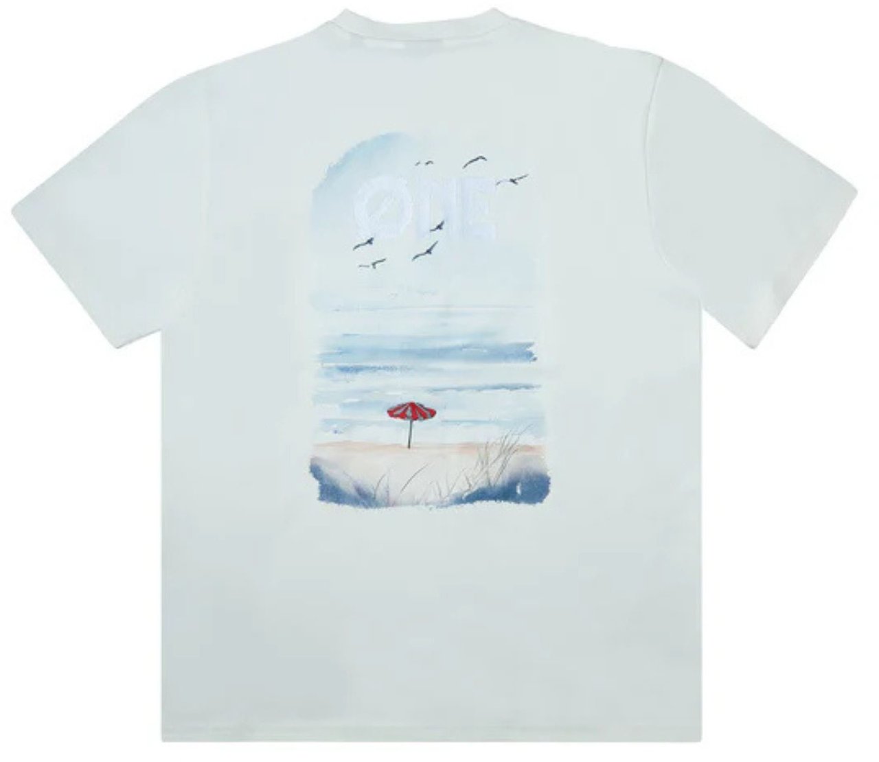 Øne First Movers One First Movers Seaside T-shirts Off White Seaside Tee Wit