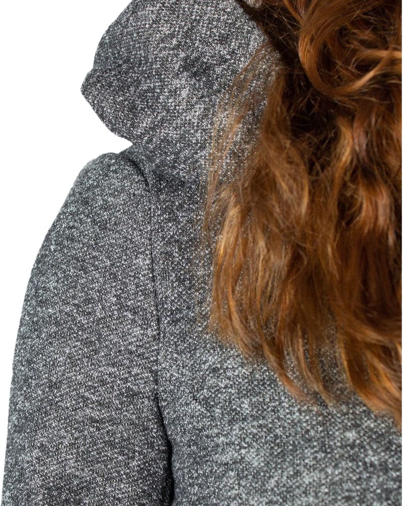 Only Gray Polyester Coat Grijs