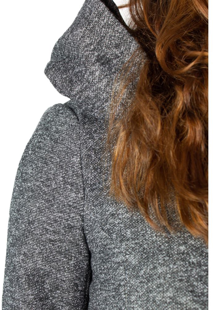 Only Gray Polyester Coat Grijs