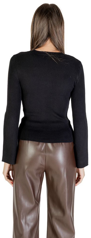 Only Black Viscose Sweatshirt Zwart