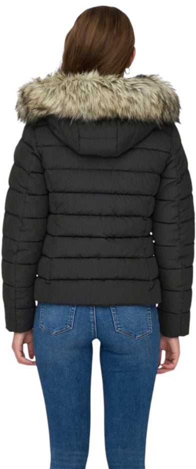 Only Gray Marabou Coat Grijs