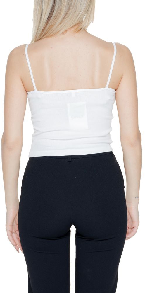 Only White Organic Cotton Tank Tops Wit