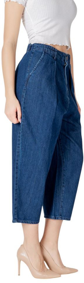 Only Blue Cotton Jeans Denim Blauw