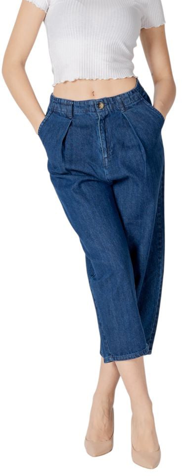 Only Blue Cotton Jeans Denim Blauw