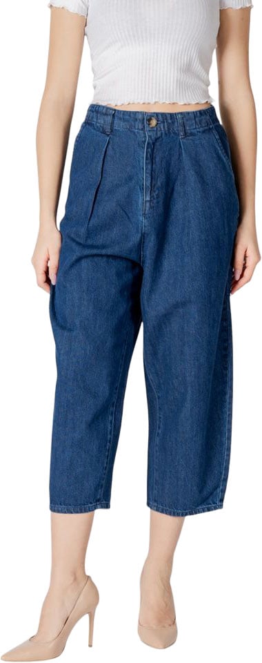Only Blue Cotton Jeans Denim Blauw