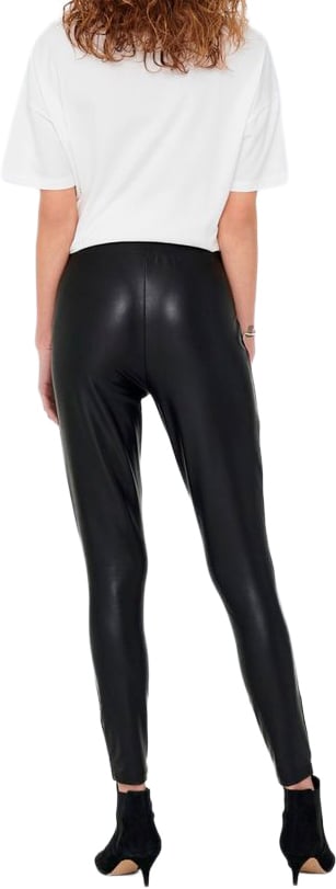 Only Black Polyester Leggings Zwart