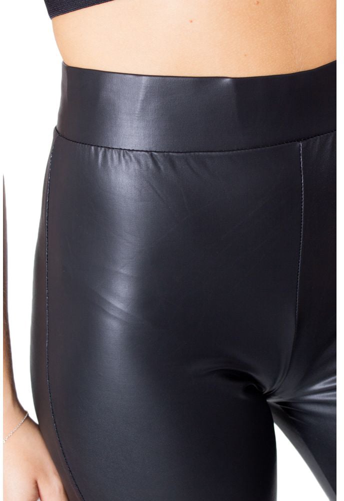 Only Black Polyester Leggings Zwart