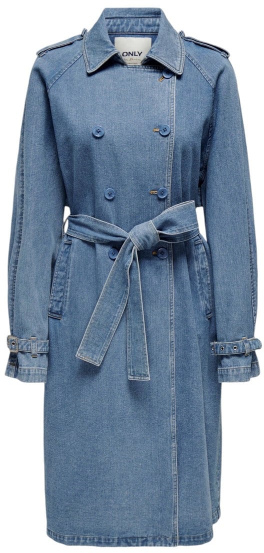 Only Women Coat Lichtblauw