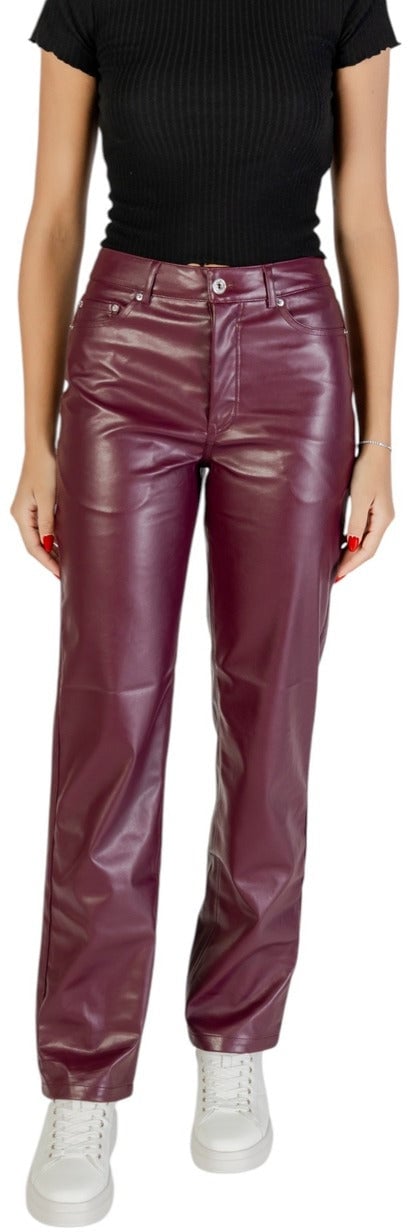 Only Women Trousers Paars