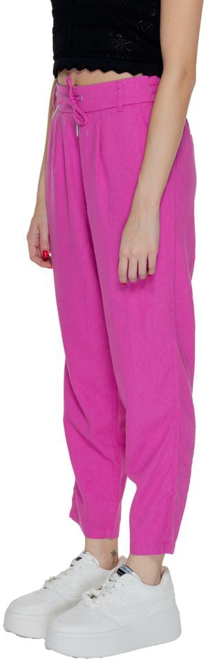 Only Multicolor Linen Casual Pants Divers