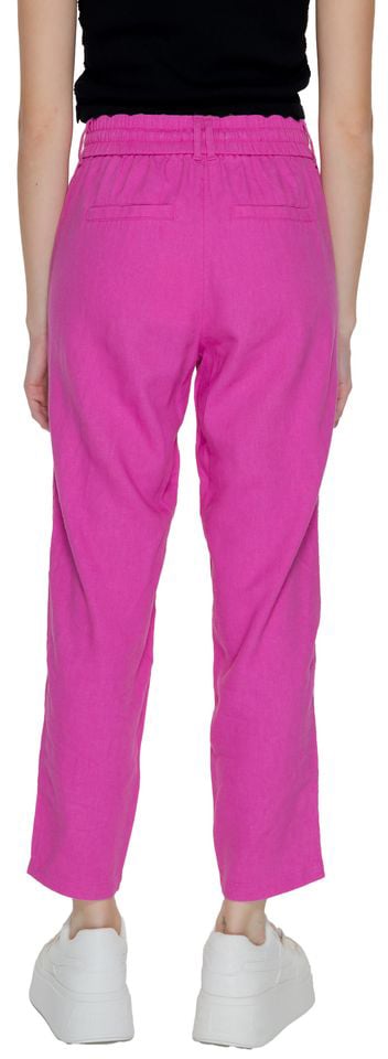 Only Multicolor Linen Casual Pants Divers