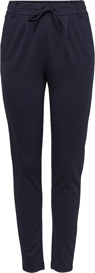 Only Blue Viscose Casual Pants Blauw