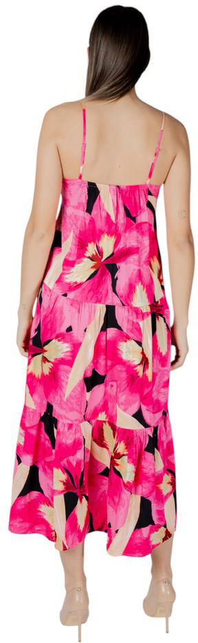 Only Multicolor Viscose Long Dress Divers
