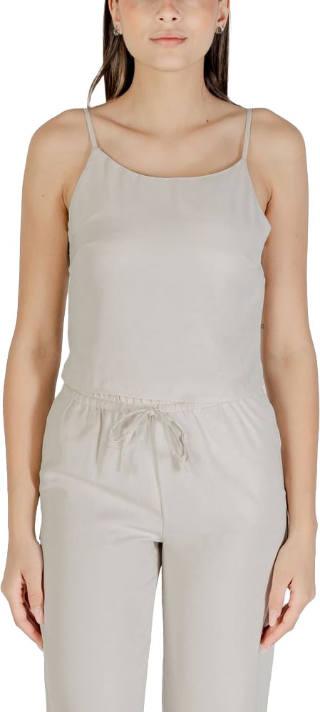 Only Beige Recycled Polyester Top Beige