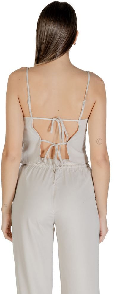 Only Beige Recycled Polyester Top Beige