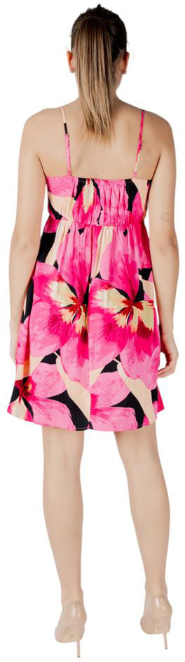 Only Pink Viscose Short Dress Roze