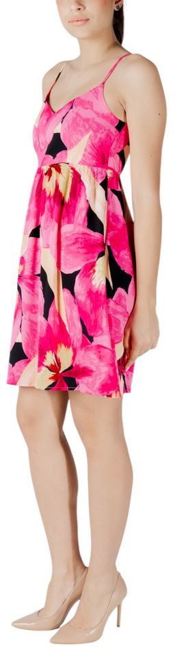 Only Pink Viscose Short Dress Roze