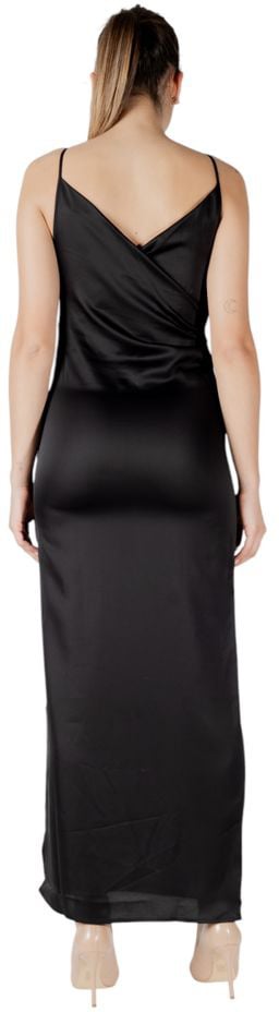 Only Black Recycled Polyester Long Dress Zwart