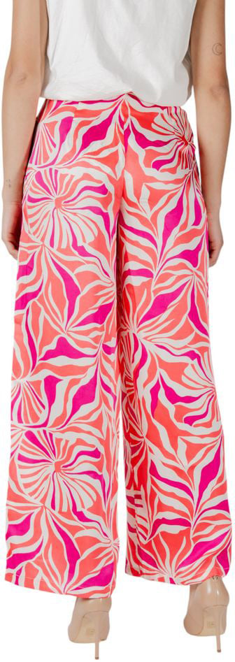 Only Multicolor Recycled Polyester Casual Pants Roze