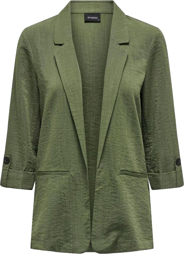 Only Green Viscose Blazer Groen