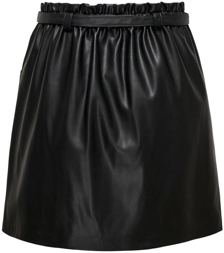 Only Black Polyester Mini Skirt Zwart